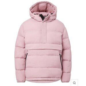 The Very Warm Anorak Puffer Jacket Mauve Shadows Size Small